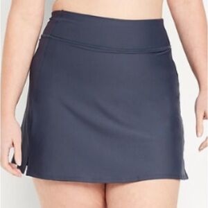 Old Navy Women’s High-Waisted PowerSoft Skort Dusk Navy Blue Size 4X (Plus)